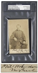 General Philip Sheridan Boldly Signed CDV Photo -- Encapsulated by PSA